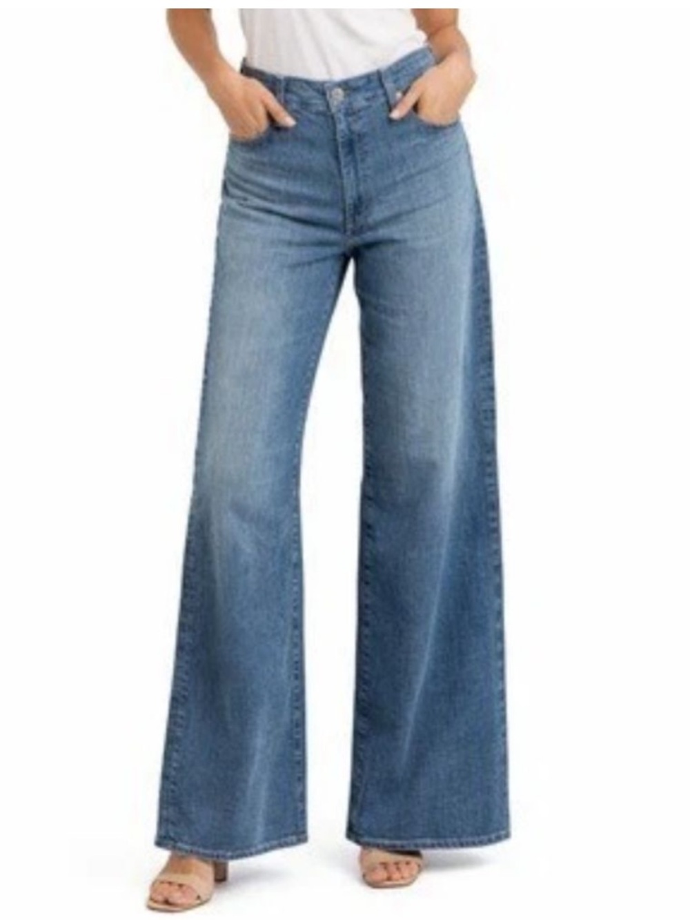 AG jeans Deven ultra wide leg high-rise jeans